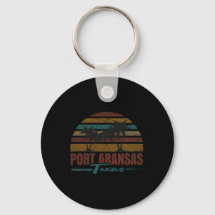 Llavero Beach Coastal City Vacation Souvenir Port Aransas