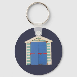 Llavero Beach Hut Keyring
