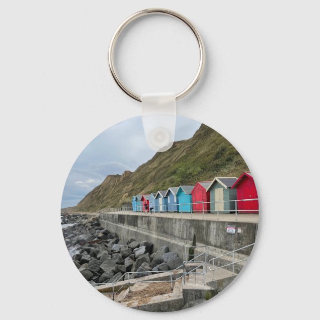 Llavero Beach Huts en Sheringham Norfolk (Anverso)