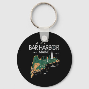 Llavero Beach Lighthouse Bar Harbour Maine