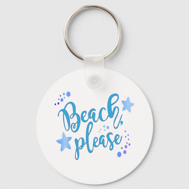 Llavero Beach Please (Anverso)