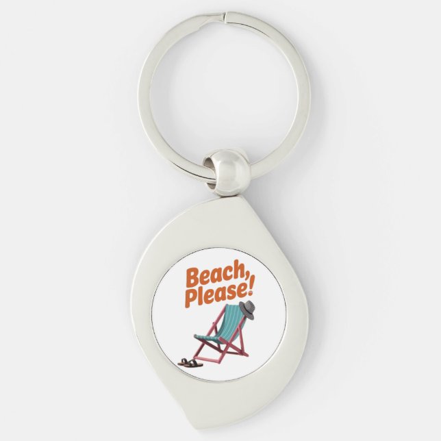 Llavero Beach Please (Anverso)