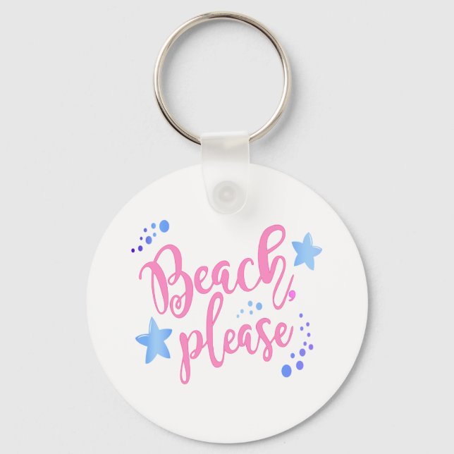 Llavero Beach Please (Anverso)