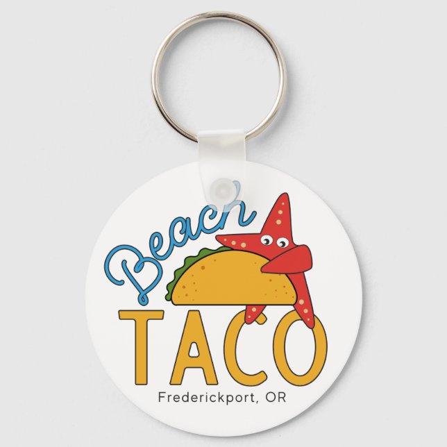 Llavero Beach Taco Key Chain (Anverso)