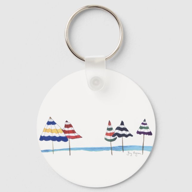Llavero Beach Umbrellas Keychain (Anverso)