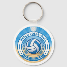 Llavero Beach Volleyball Summer Keychain