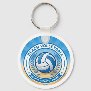 Llavero Beach Volleyball Summer Keychain
