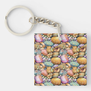 Llavero Beachy Beautiful Acrylic Keychain