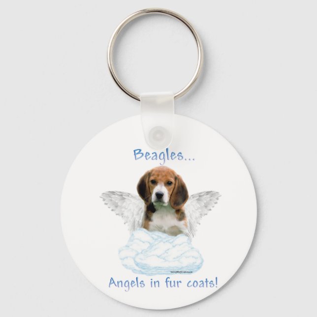 Llavero Beagle Angel Keychain (Anverso)