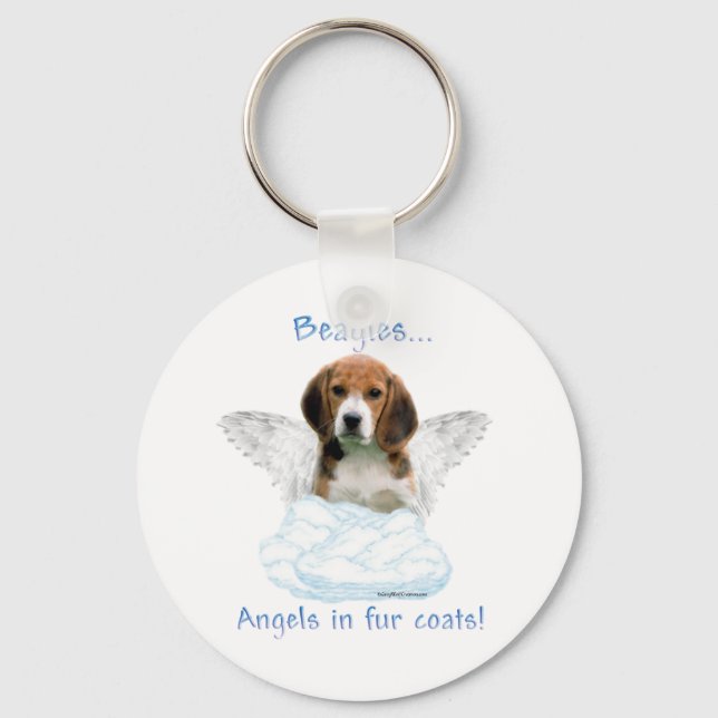 Llavero Beagle Angel Keychain (Anverso)