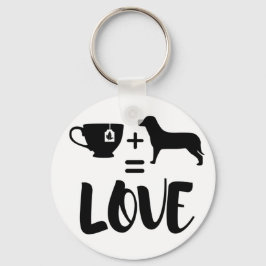 Llavero Beagle Cita Mascota Puppy Perro Tea Lover Silhouet