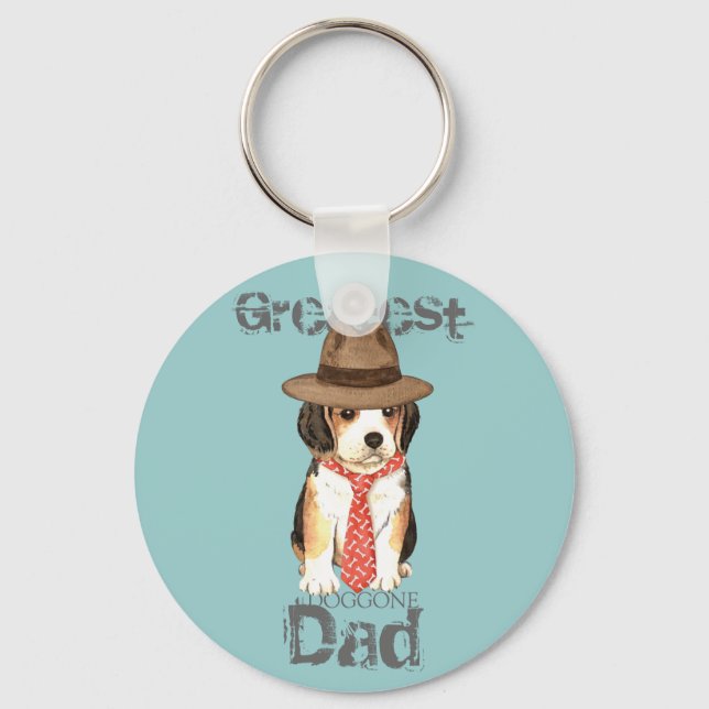 Llavero Beagle Dad (Anverso)