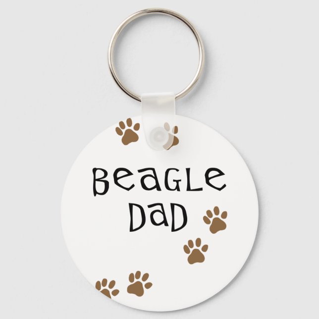 Llavero Beagle Dad (Anverso)