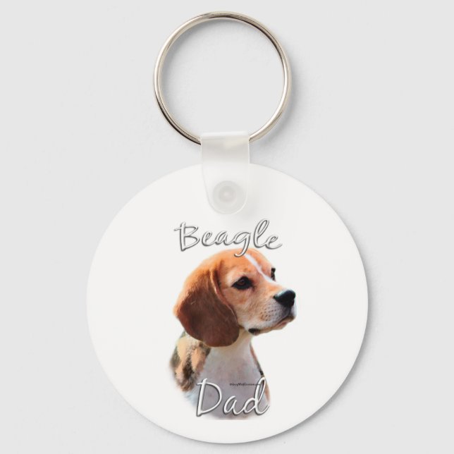 Llavero Beagle Dad 2 (Anverso)