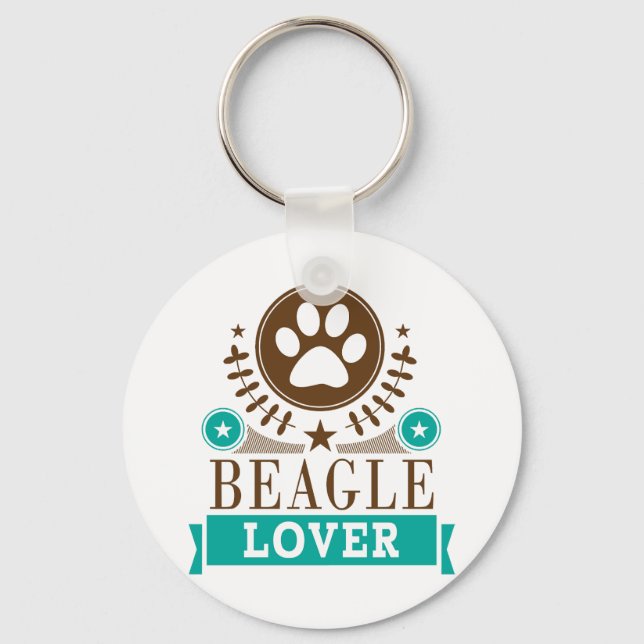 Llavero Beagle Dog Lover (Anverso)