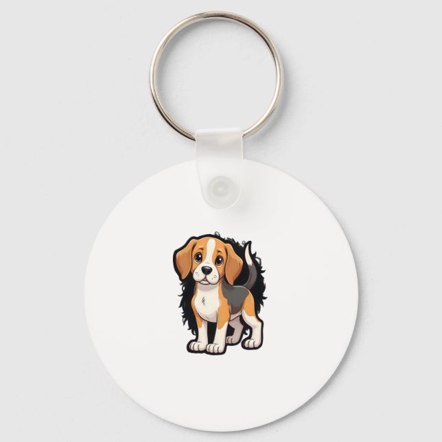Llavero Beagle Dog T Shirt (Anverso)