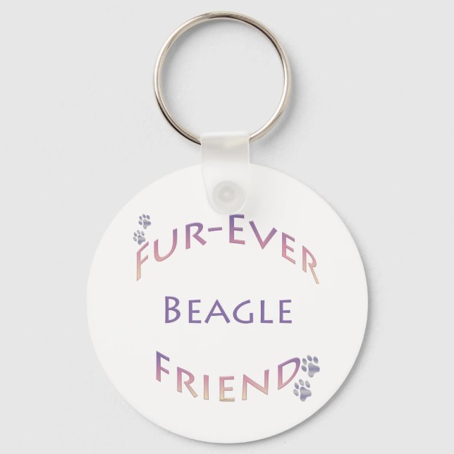 Llavero Beagle Furever (Anverso)