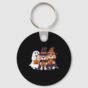Llavero Beagle Ghost Pumpkin Halloween Diseño Para Amor Pe