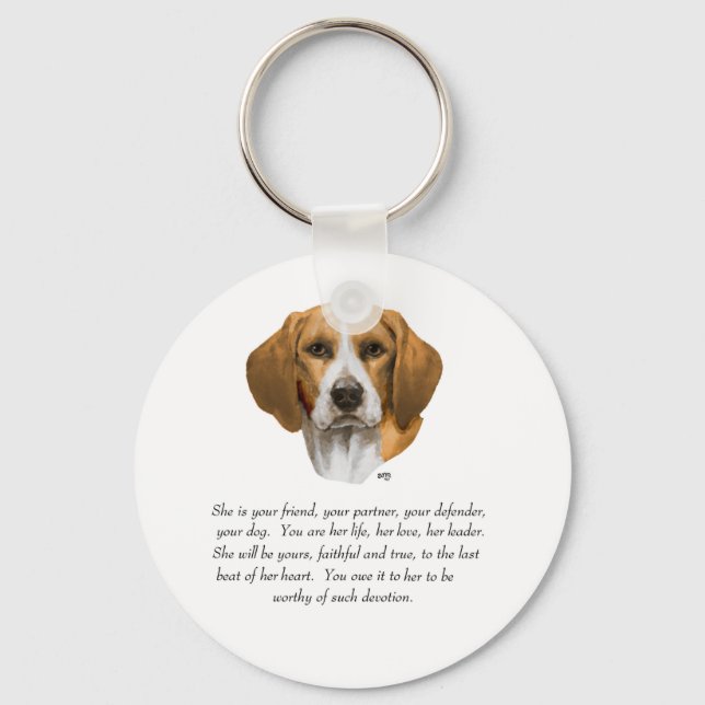 Llavero Beagle Keepsake (Anverso)