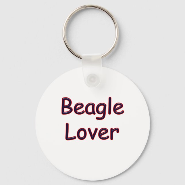 Llavero Beagle Lover Keychain (Anverso)