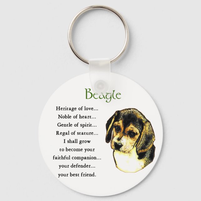 Llavero Beagle Lovers Gifts (Anverso)