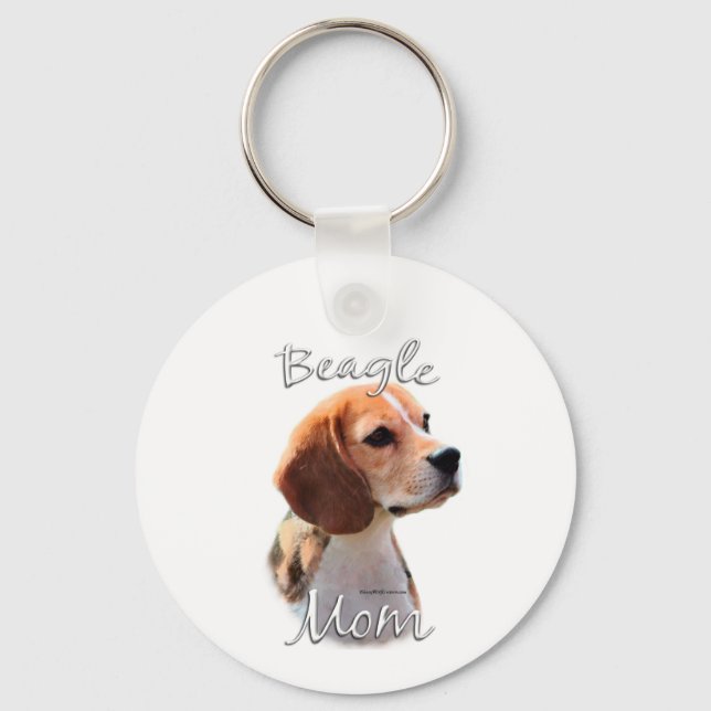 Llavero Beagle Mom 2 (Anverso)