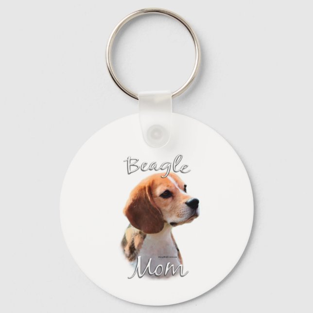 Llavero Beagle Mom 2 (Anverso)