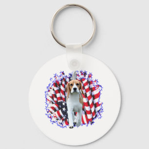 Llavero Beagle Patriot