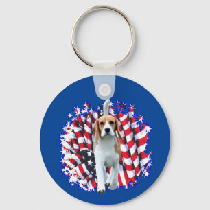 Llavero Beagle Patriot