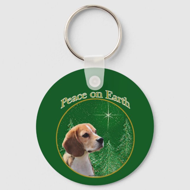 Llavero Beagle Peace (Anverso)