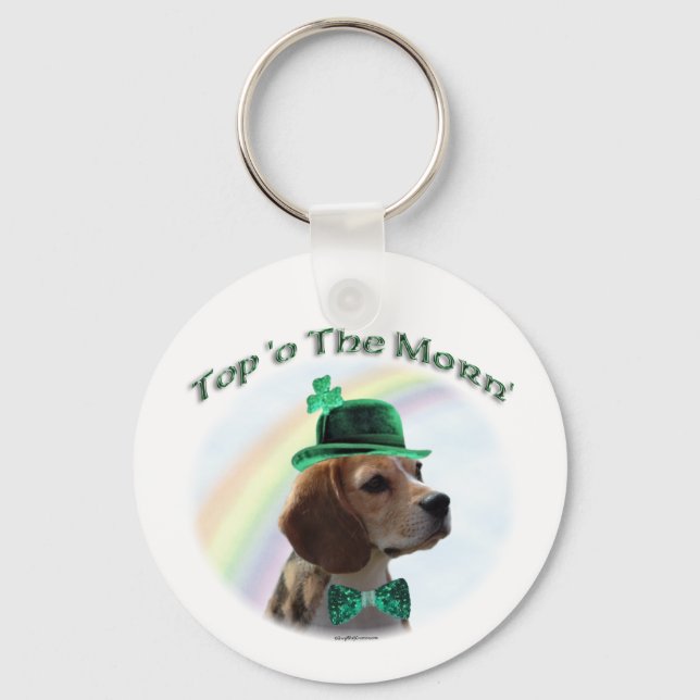 Llavero Beagle Top of the Morn Keychain (Anverso)