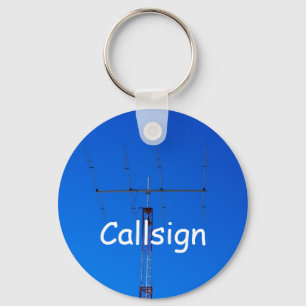 Llavero Beam Antenna y Callsign