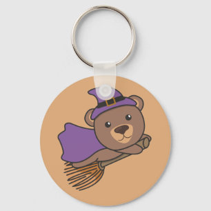 Llavero Bear Halloween Brujas Niños Testigos Cláusula de D