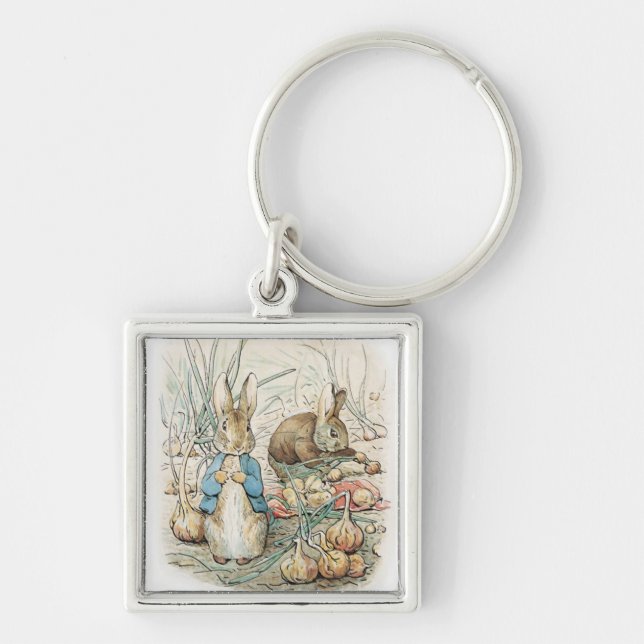 Llavero Beatrix Potter Peter Rabbit Y Benjamin Bunny (Frente)