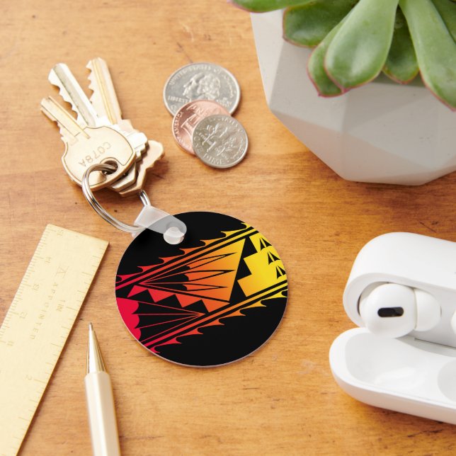 Llavero Beautiful Blessings - Red/Yellow -  (Escritorio )