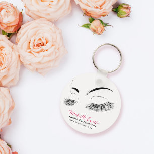 Llavero Beautiful long eyelashes Lash Extension