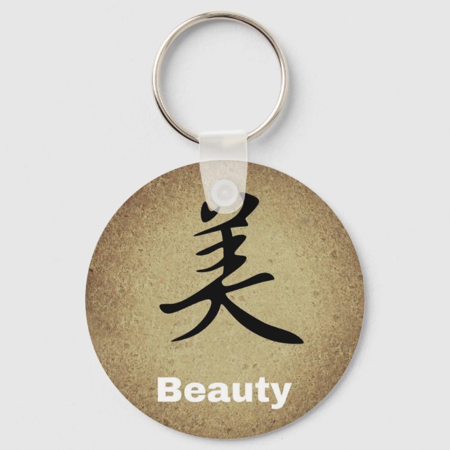 Llavero Beauty Chinese Character (Anverso)