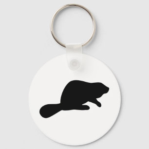 Llavero Beaver Silhouette