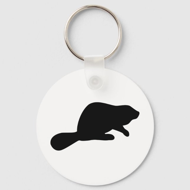 Llavero Beaver Silhouette (Anverso)