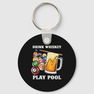 Llavero Beba el billar de Whiskey Play I Funny Whisky Bill