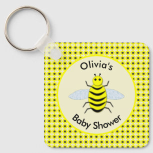 Llavero Bebé Amarillo Cute Género Baby Shower Neutral
