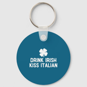 Llavero Bebe beso irlandés italiano día de San Patricio di