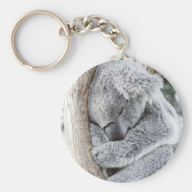 Llavero Bebé de koala durmiente (Frente)