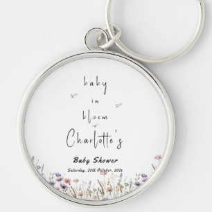 Llavero Bebé en Flor Baby Shower de Wildflower