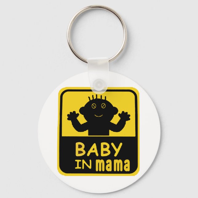 Llavero bebé en mamá (Anverso)