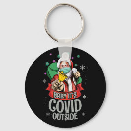 Llavero Bebé, está fuera de los Navidades feos Santa