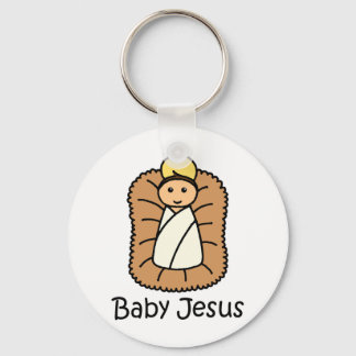 Llavero Bebé Jesús En Una Mano