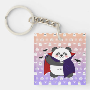 Llavero Bebé lindo de Halloween Vampiro Panda Dracula