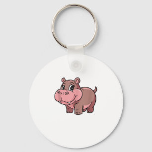 Llavero Bebé lindo Hippo Moo Deng Tank Top_1