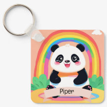 Bebé lindo Panda Rainbow